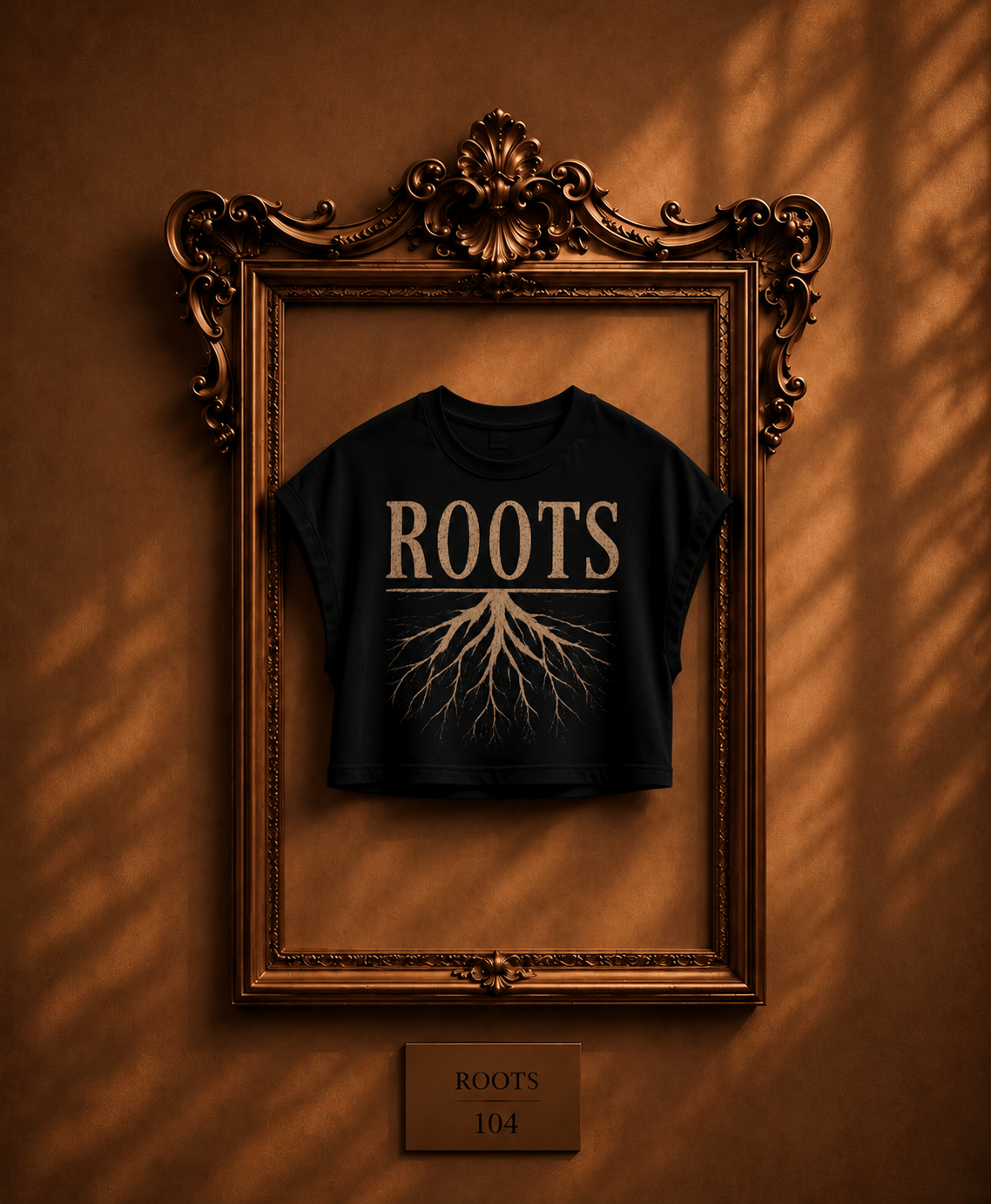 ROOTS Cropped Dolman T-Shirt: Black