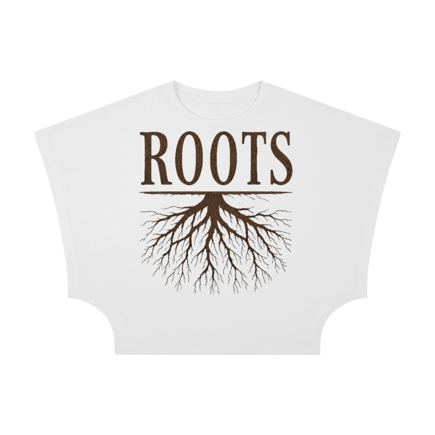 ROOTS Cropped Dolman T-Shirt: Black