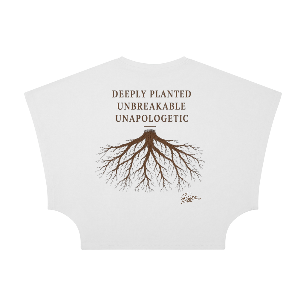 ROOTS Cropped Dolman T-Shirt: Black