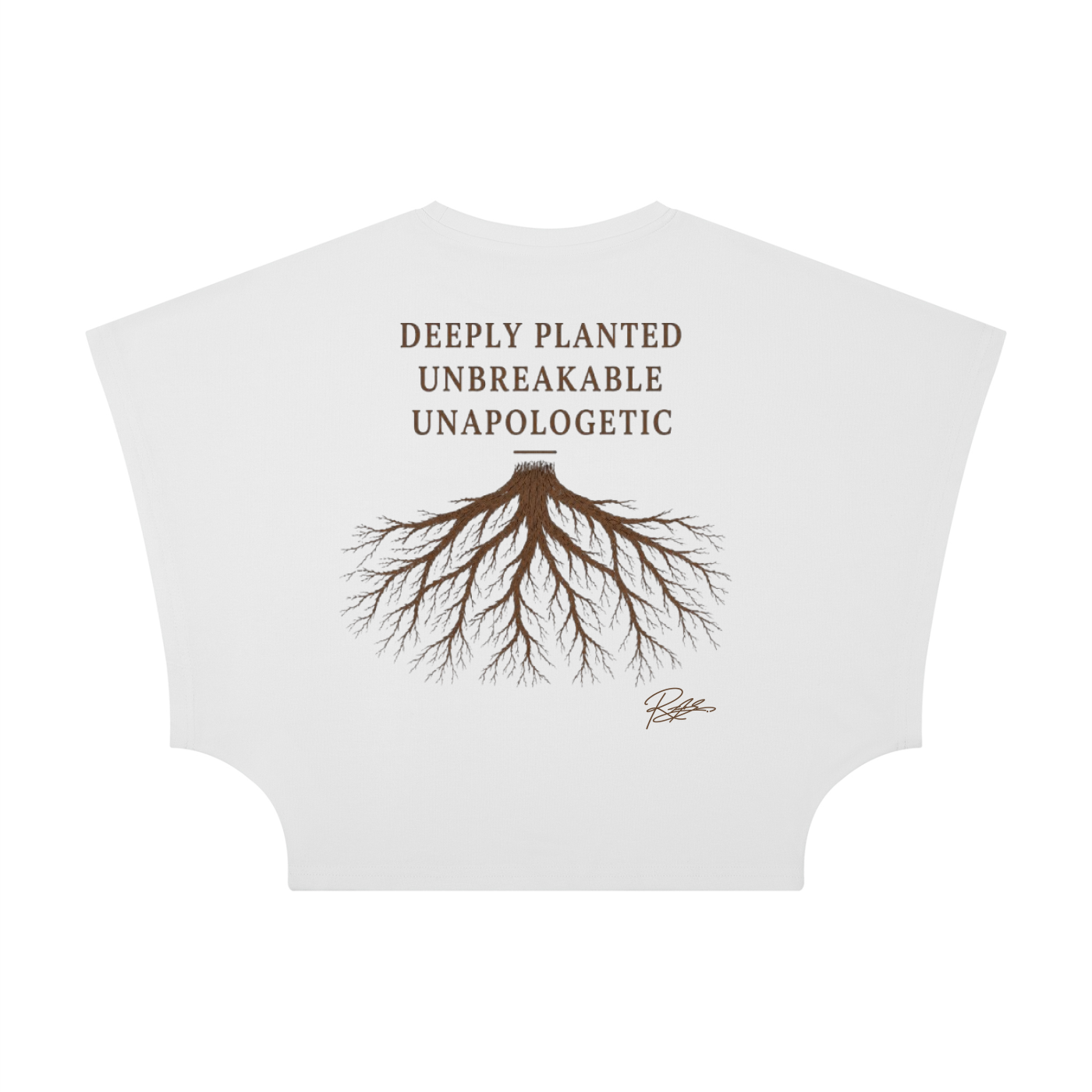 ROOTS Cropped Dolman T-Shirt: Black