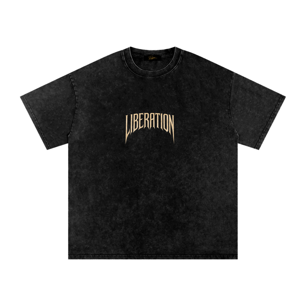 Liberation Graphic Tee: Bleached
